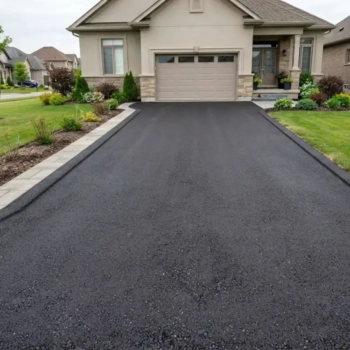 Curved and Complex Asphalt Layout